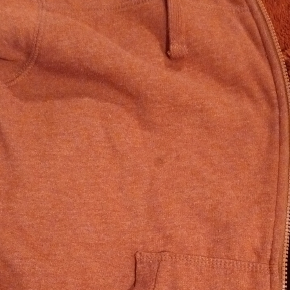 Women's Sherpa-Lined Fleece Zip-Front Hooded Sweatshirt - Picture 9 of 9